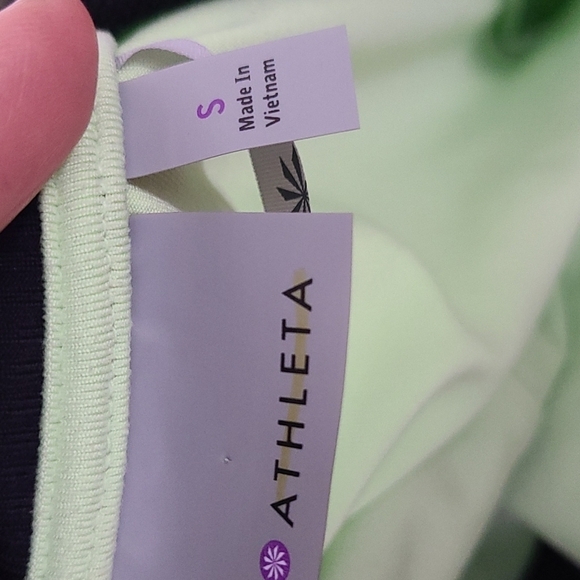 Athleta Bombastic Bomber Jacket S Lime Green - Picture 3 of 4